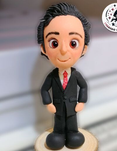 Figura personalizada periodista